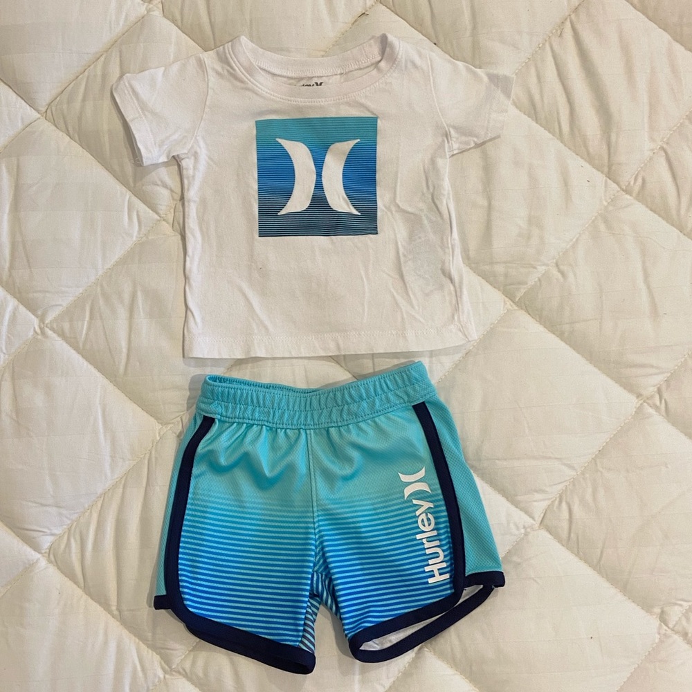 Hurley Matching Shirt and Shorts Set